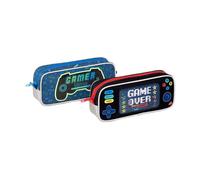 Trousse scolaire ronde Viquel 1 compartiment Vidéo Game Modèle aléatoire