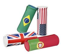 Trousse scolaire ronde Viquel 1 compartiment World Modèle aléatoire