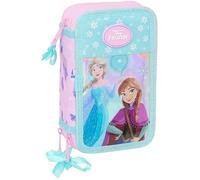 Trousse scolaire - Safta - La Reine des Neiges - 36 outils - Bleu - Mixte - 5-14 ans