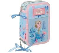 Trousse Scolaire - Safta - La Reine Des Neiges - 37 Outils Inclus - Enfant - Fille