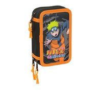 Trousse scolaire - SAFTA - M857A 412694857 - 37 outils inclus - 12,5x5,5x19,5 cm - Noir