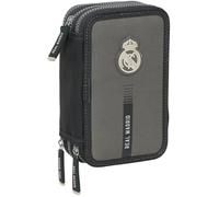 Trousse scolaire - SAFTA - Real Madrid 3ème équipe 24/25 - 37 outils - Zippée - Enfant 5-14 ans