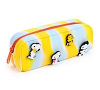 Trousse scolaire silicone Peanuts Snoopy, avec Woodstock (19x7cm)