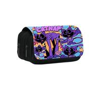 Trousse Scolaire Smiling Chat Trousse Crayons Stylo Enfant Sac Chat à Crayons Scolaire Grande Capacité pour étudiants Fille Garçon