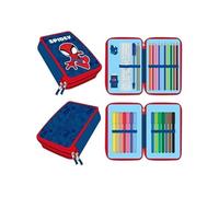 Trousse scolaire Spidey - CERDÁ LIFE'S LITTLE MOMENTS - 12.5x19.5x4.5 cm - Accessoires inclus - Design Marvel