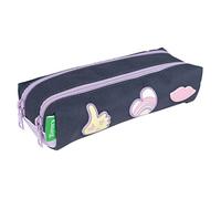 Tann's - Trousse Double Les Fantaisies Giulia Multicolore - Décor Pastel Girly - Fourre-Tout Scolaire Fille 2 Compartiments - Toutes Classes dès la Maternelle