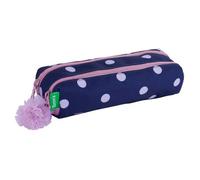 Tann's Trousse double Romy Scolaire Fille Bleu Taille Unique