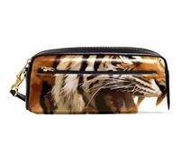 Trousse Scolaire Tigre À Grande Gueule Trousse À Crayons Anti-Salissant Pochette Durable Trousse De Crayon pour Garçons Étudiants Garçon