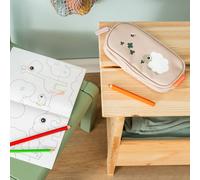Trousse scolaire Tiny farm Rose