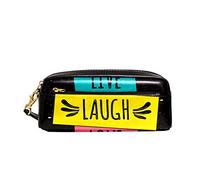 Trousse Scolaire Vivre, Rire, Aimer Sac Porte-Stylo Pratique Trousse Grande Capacité Trousse À Crayons pour Garçons Adolescent Adulte