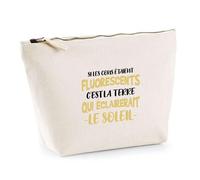 Trousse Si Les Cons Etaient Fluorescents | Pochette Toilette Maquillage | Idée Cadeau Humour Drôle Marrant Original Anniversaire Fête