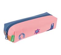 Trousse simple Les Fantaisies Jane Corail et Bleu