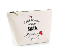 Trousse Sista Bazar d'amour | Pochette Toilette Maquillage Idée Sac Cadeau