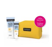 Trousse Soin Solaire Ultra Sheer Ntg : Fluide Invisible Hydratant Spf50 (50 Ml) Lait Corps Invisible Hydratant Spf30 (200 Ml)