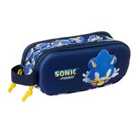Trousse Sonic Prime 3d 21 Cm - 2 Cpt Multicolore TU