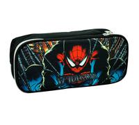 Trousse Spiderman Motif Shadow En Textile Double Zip Noir / Rouge / Bleu TU