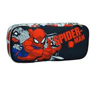 Trousse - SPIDERMAN - Rouge - 23 CM - 2 Compartiments - Zippée