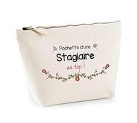 Trousse Stagiaire au Top | Idée Cadeau Collègue Travail Retraite Pochette Maquillage Toilette