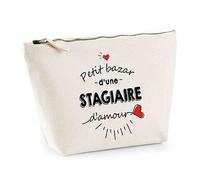 Trousse stagiaire Bazar d'amour | Pochette Toilette Maquillage Idée Sac Cadeau