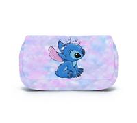 Trousse Stitch à 2 Étages - Idéale pour Crayons, Multifonctionnel Sac Stylos et Accessoires Case Utilisé pourLes Filles garçons