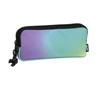 Trousse - Sunset - 3 Fermetures Éclair - Vert - Polyester - 22x11x6,5 cm