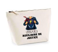 Trousse Super Auxiliaire De Justice | Idée Fête des mères Cadeau Travail Retraite Trousse Maquillage Toilette