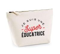 Trousse Super Educatrice | Pochette Toilette Maquillage | Idée Cadeau Petite Amie Copine Maman Noël Anniversaire Fête des Mères