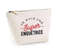 Trousse Super Enquêtrice | Pochette Toilette Maquillage | Idée Cadeau Petite Amie Copine Maman Noël Anniversaire Fête des Mères