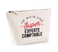 Trousse Super Experte Comptable | Pochette Toilette Maquillage | Idée Cadeau Petite Amie Copine Maman Noël Anniversaire Fête des Mères