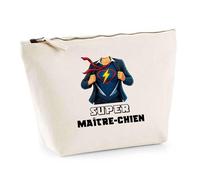 Trousse Super Maître-Chien | Idée Fête des mères Cadeau Travail Retraite Trousse Maquillage Toilette