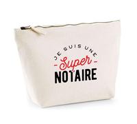 Trousse Super Notaire | Pochette Toilette Maquillage | Idée Cadeau Petite Amie Copine Maman Noël Anniversaire Fête des Mères