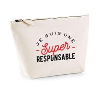 Trousse Super Responsable | Pochette Toilette Maquillage | Idée Cadeau Petite Amie Copine Maman Noël Anniversaire Fête des Mères