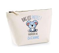 Trousse Suzanne Bas Les Pattes Koala | Idée Fête des mères Cadeau Travail Retraite Trousse Maquillage Toilette