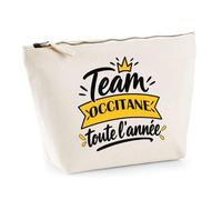 Trousse Team Occitane Toute l'Année - Pouch Case - Idée Trousse Rangement Cadeau Anniversaire Fête Original Famille Travail Départ Collègue Retraite Noël.