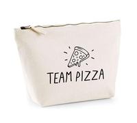 Trousse Team Pizza | Pochette Toilette Maquillage | Idée Cadeau Fan de Pizza Lover Humour Gourmand Drôle Original