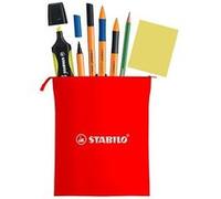 Trousse télétravail STABILO GREEN - Rouge G
