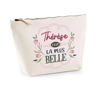 Trousse Thérèse la Plus Belle | Pochette Maquillage Make-up Toilette Cadeau Fête des Mères Anniversaire Soeur Noël Tata Marraine