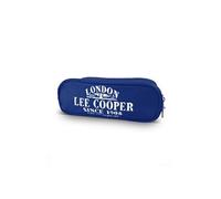 Trousse toile 'Lee Cooper' marine (2 compartiments) - 22x8x7 cm Bleu