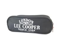 Trousse toile '' noir (2 compartiments) - 22x8x7 cm