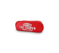 Trousse toile 'Lee Cooper' rouge (2 compartiments) - 22x8x7 cm Rouge