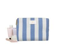 Trousse Toilette Femme - Rangement Cosmetique, Maquillage Format Voyage - 21x15x10 - Nid d'abeille, Fermeture Éclair - Pochette Femme Maquillage, Grande Capacité - Organisateur Produit de Beauté