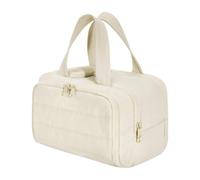 Trousse Toilette Voyage Femme - Grand Ouverture Et Compartiments Multiples - Organisation Rapide Shampooing/Cosmétiques - Anneau Suspendu Et Légèreté