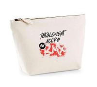 Trousse Totalement Accro au BMX | Pouch | Idée Pochette Toilette Maquillage Transport Cadeau Anniversaire Fête Original Famille Travail Départ Collègue Retraite
