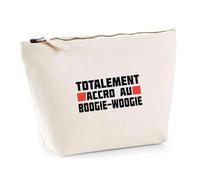 Trousse Totalement Accro au Boogie-Woogie | Pouch | Idée Pochette Toilette Maquillage Transport Cadeau Anniversaire Fête Original Famille Travail Départ Collègue Retraite