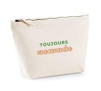 Trousse Toujours Une Revanche - Pouch Case - Idée Trousse Rangement Cadeau Anniversaire Fête Original Famille Travail Départ Collègue Retraite Noël. - Vert&Orange - 2