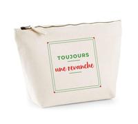 Trousse Toujours Une Revanche - Pouch Case - Idée Trousse Rangement Cadeau Anniversaire Fête Original Famille Travail Départ Collègue Retraite Noël. - Vert&Rouge - 3