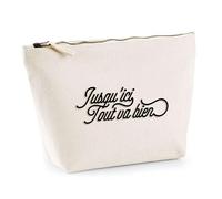 Trousse Tout va Bien | Pochette Toilette Maquillage | Idée Cadeau Humour Drôle Marrant Original Anniversaire Fête