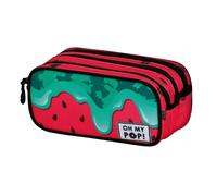 Oh My Pop! Melty Melon-Trousse Trick Fan 2.2, Vert, 23 x 11 cm