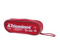 Trousse triominos to go classic 2-4 joueurs - edition nomade travel compact - dominos triangulaires - set jeu voyage et carte