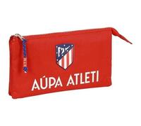 Trousse triple Atlético de Madrid - SAFTA - Mixte enfant - Rouge - 220 x 30 x 120 mm Rouge